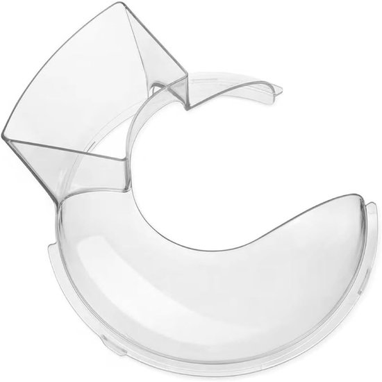 Heldere splash guard met vulopening voor menger - accessoires voor keukenmachines en vleesmolen, 4.5-5QT, ideaal voor koken en bakken — afbeelding 2