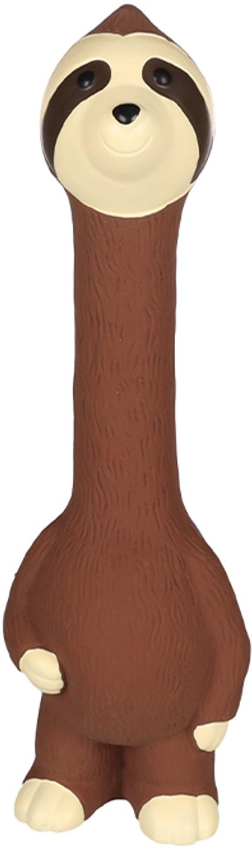 COCAPET puppy speelgoed - hondenspeelgoed - latex luiaard 27 cm - met pieper - actie/reactie speelgoed