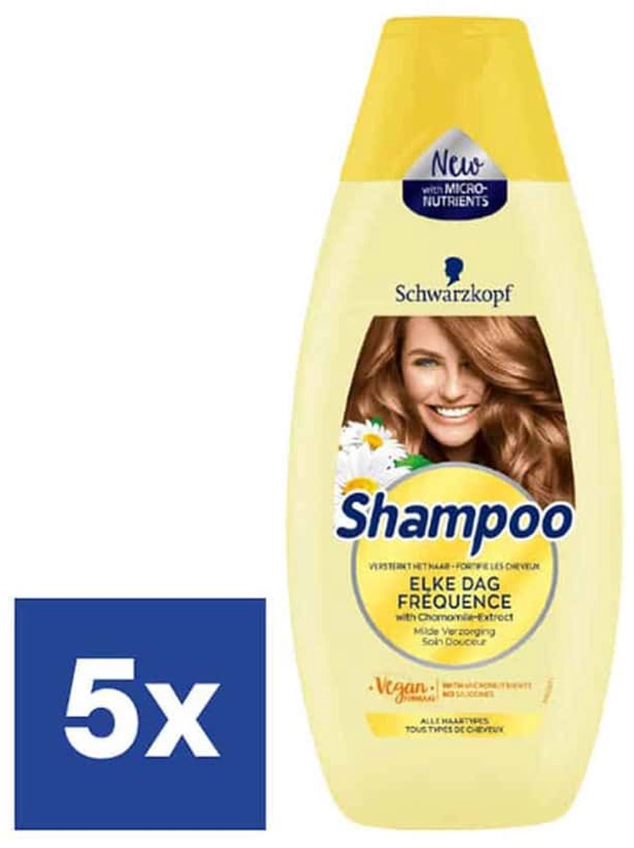 Schwarzkopf Elke Dag Shampoo 5x 400ml - Voordeelverpakking