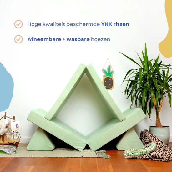 Hoge kwaliteit beschermde YKK ritsen, afneembare en wasbare hoezen.