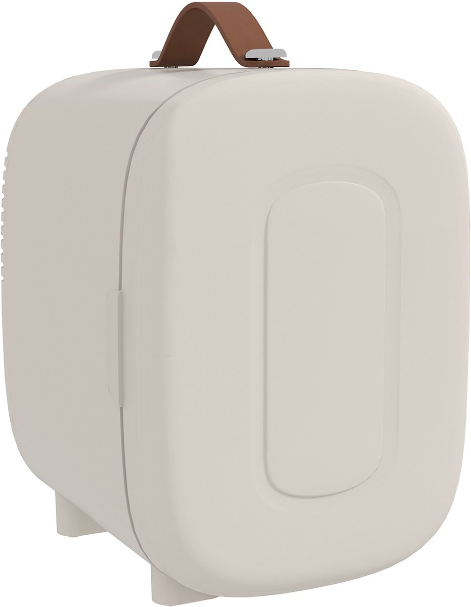 Mini Koelkast - Skincare Koelkast - Koelen - Verwarmen - 4 Liter - Slaapkamer En Cosmetica - 20,3x26,3x28 cm - Crèmewit