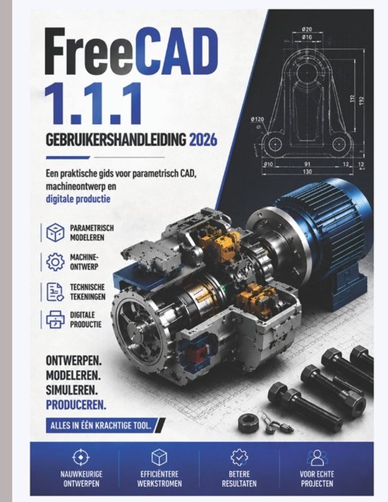 FreeCAD 1.1.1 GEBRUIKERSHANDLEIDING 2026 - cover