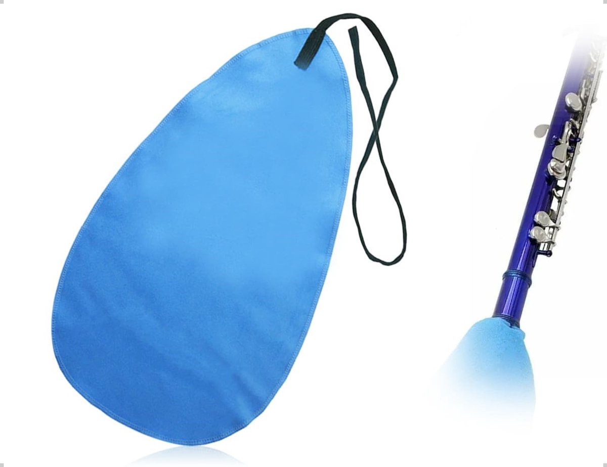 SMOAKEZ- Reinigingsdoeken Blauw - Saxofoon/Klarinet - Set van 1 - Hoogwaardige Materialen - Elegant Ontwerp - Effectieve Reiniging - Saxofoon Doek