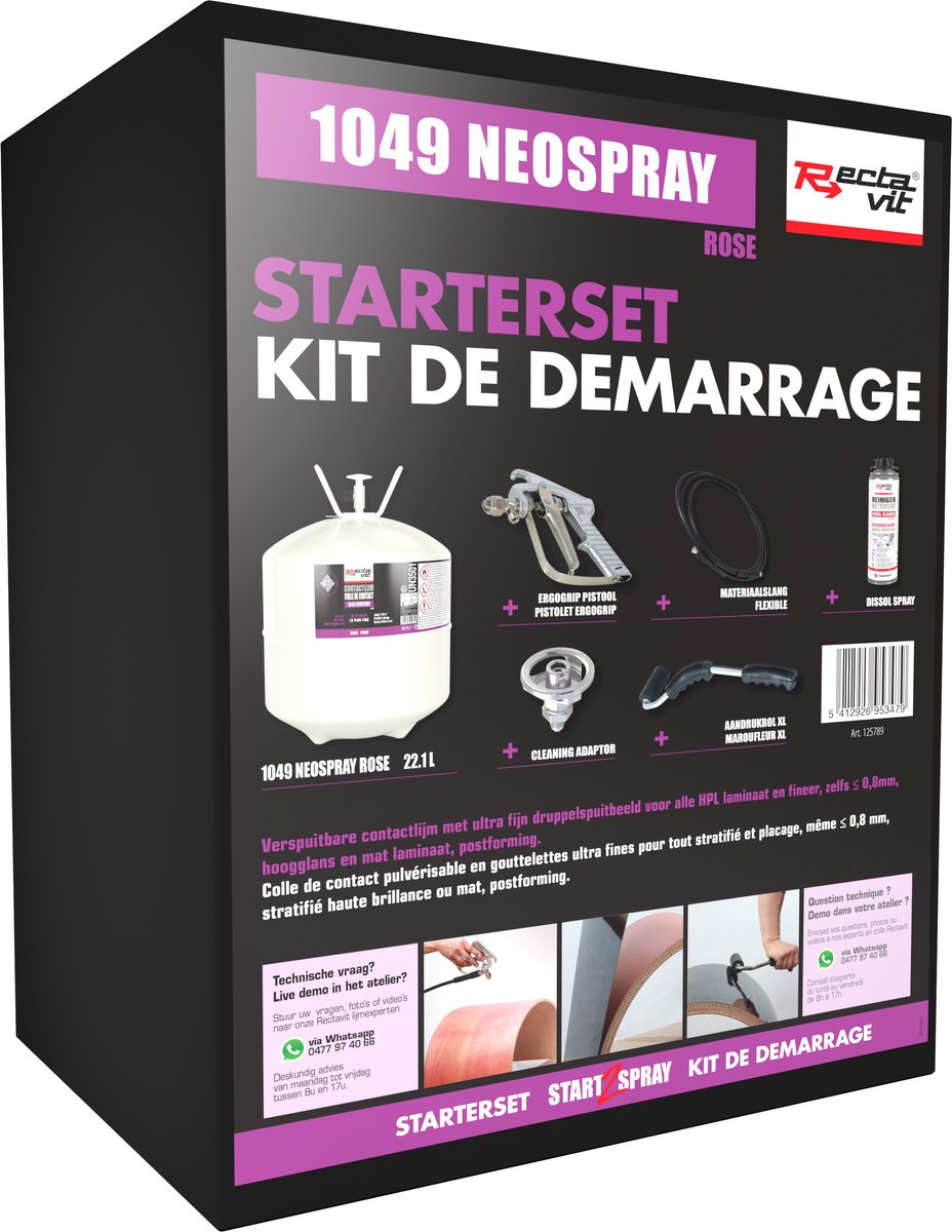Rectavit 1049 Neospray start2spray set roze