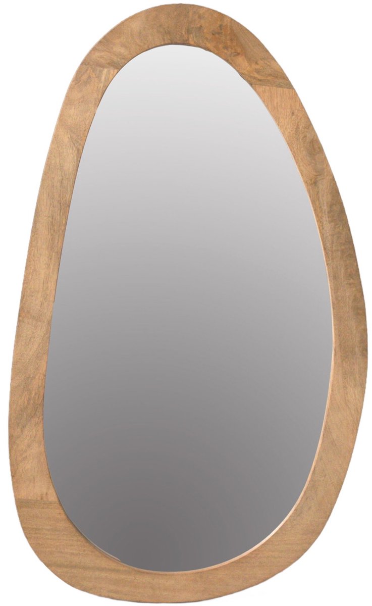 StarFurn Spiegel Lou Organisch Naturel Mangohout 60cm