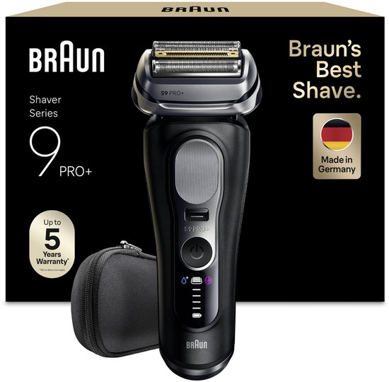 Braun Series 9 PRO+ Elektrisch Scheerapparaat - Pro SensoAdapt - 60 min - 9600S - Zwart