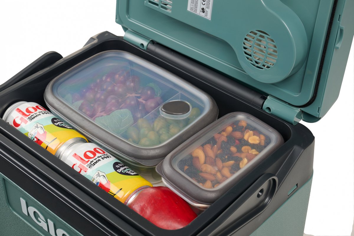 Igloo IE24 Koelbox - 24L - AC- en DC-aansluitingen - 20°C Onder de Omgevingstemperatuur - Eco - Groen – foto 5