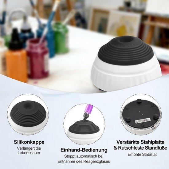 Laboratorium Mixer - Mengapparaat Roerder - Vloeistoffen Mengen - Compact Ontwerp - Niet Gespecificeerd - Zilver — afbeelding 2