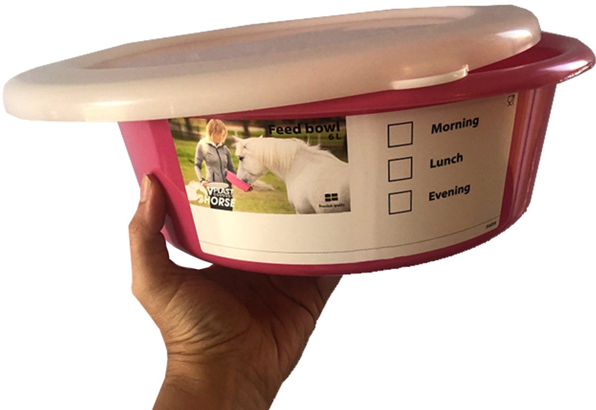 MUESLI VOEDERSCHAAL + DEKSEL