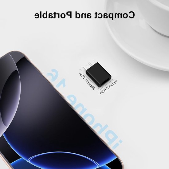 USB C naar USB 3.0 Micro-B Adapter voor Externe HDD/SSD, Compatibel met WD, Seagate en Toshiba, Zwart van Merkloos — afbeelding 4