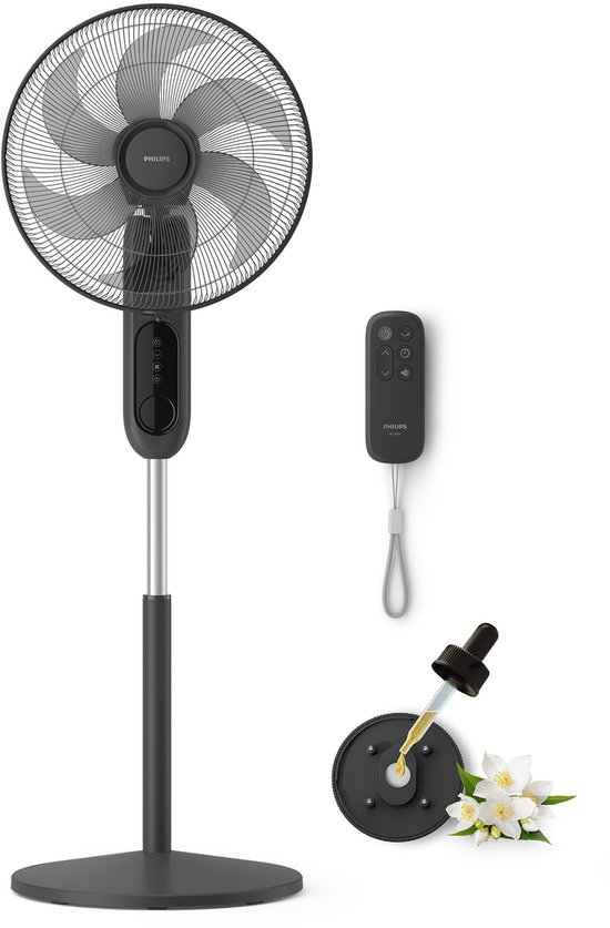 Philips Ventilator 1000-serie - Koelcapaciteit 3330 m3/h - Stil - Aromatherapie - Instelbare hoogte - Koelbereik 30 m - CX1520/01