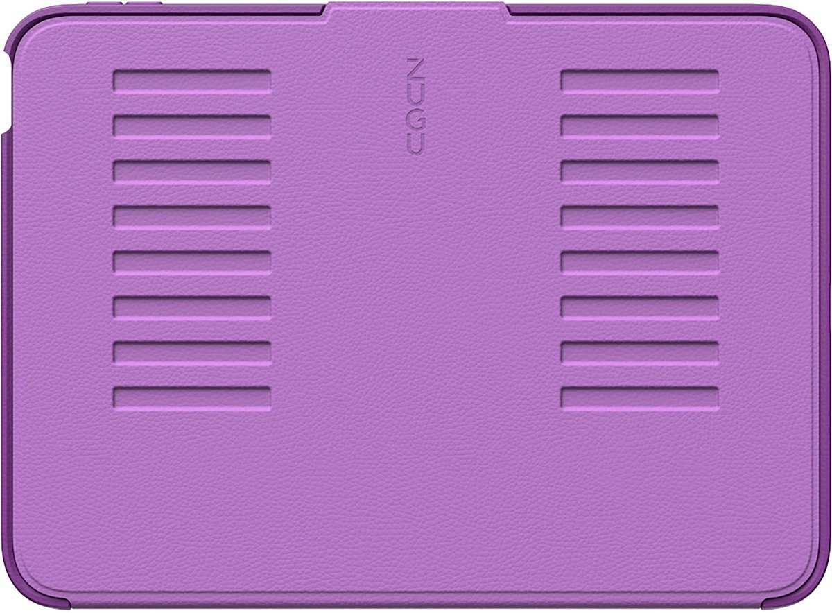 Zugu case Hoesje iPad (A16/11th Gen) 2025 / 10.9 Gen 10 (2022) - oersterke luxe flip-over case - volledige 360˚ bescherming – met multifunctionele standaard functie – geschikt voor Apple Pencil - Paars
