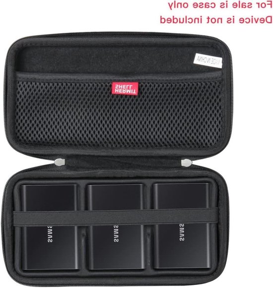 Draagbare harde schijf hoes voor Samsung T7 / T7 Touch - Bescherming, opbergruimte en schokbestendigheid voor 1TB, 2TB en 500GB SSD — afbeelding 5