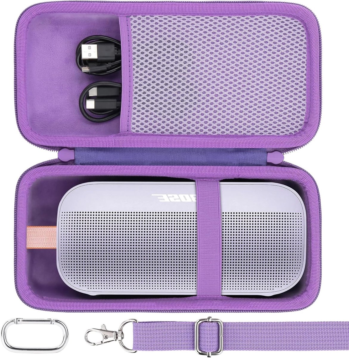 Duurzame Hard Case voor Bluetooth Speakers - Bescherming voor Bose SoundLink Flex en Flex Portable