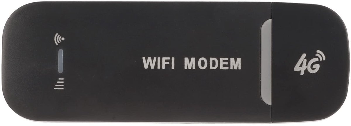 Allecto - 4G WiFi-router - Mobiele WiFi-hotspot - Draagbare router - Zwart - Simkaartsleuf - Geschikt voor telefoon, pc, tablet