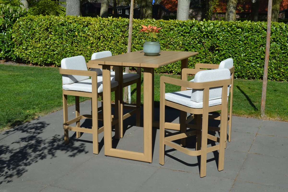 Barset Santiago Aluminium Houtlook