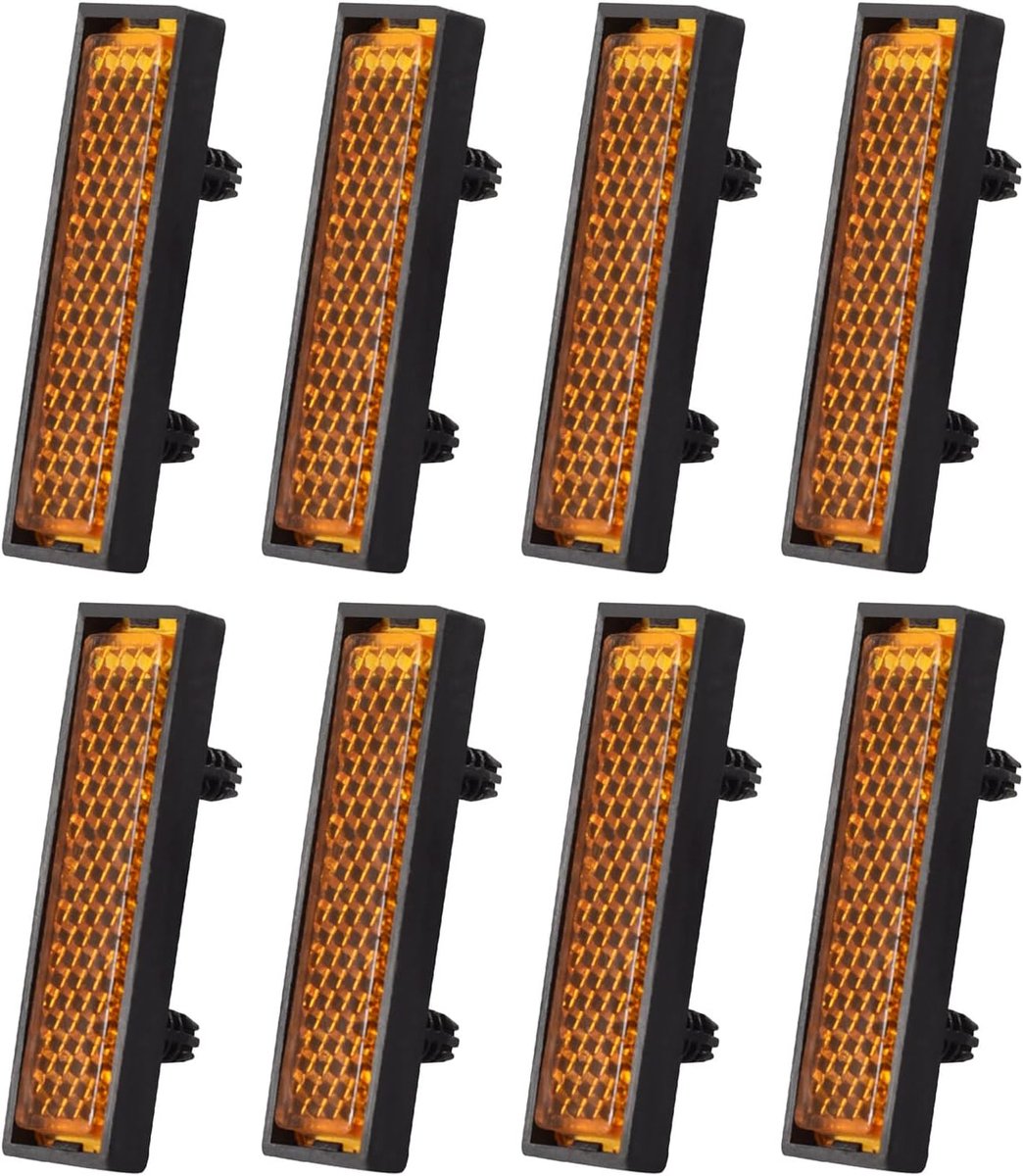 8Pcs Fietsen Pedaal Reflector Night Fietsen Reflecterende Waarschuwing Fiets Pedaal Reflector Fietsen Voetpedaal Reflectoren