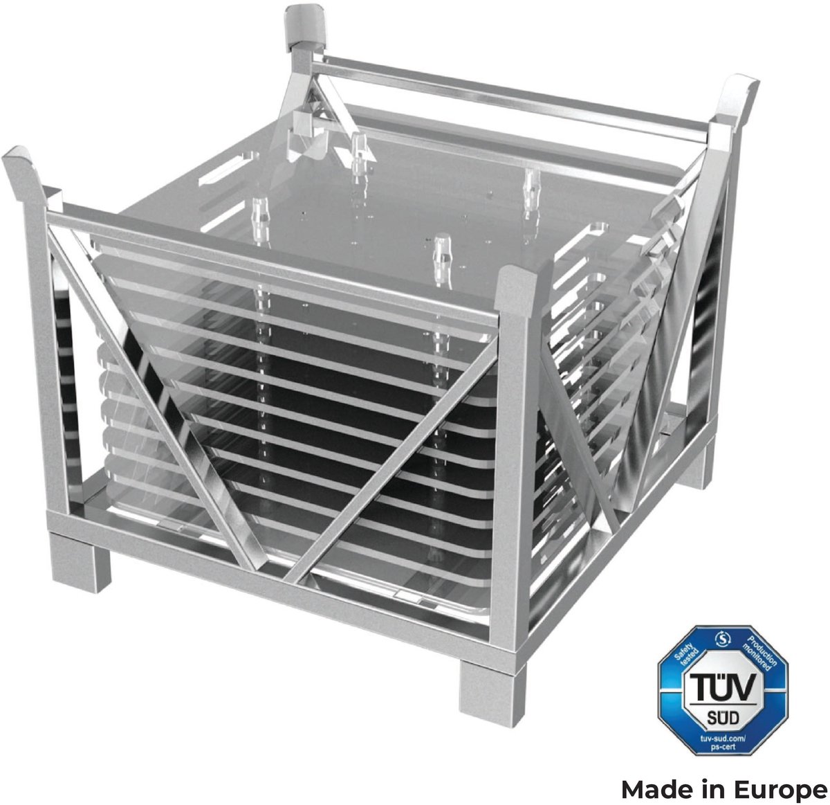 Altura FA-BPD8080 dolly voor 80x80 cm baseplates