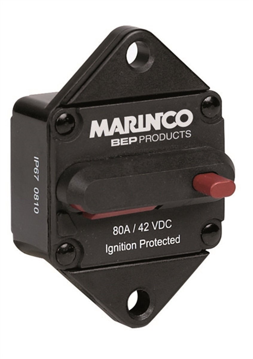 BEP Marine HD CB 150A SW RESET PAN MNT DSP