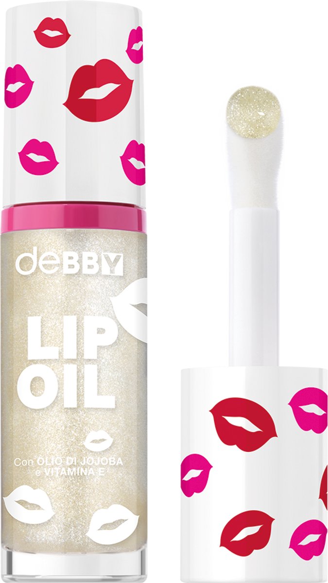 Debby Lip Oil – Kleur 01 Pearly - Hydraterende & Glanzende Lip Oil – Voedt & Verzacht Lippen – Niet Plakkerig – Met Intensieve Glansfinish – Verzorgende Formule voor Zachte, Gezonde Lippen – Voor Dagelijks Gebruik & Stralende Lippen