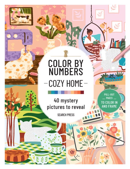 Colour by Numbers- Color by Numbers: Cozy Home - cover