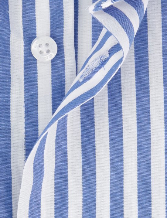 Ledub business overhemd blauw