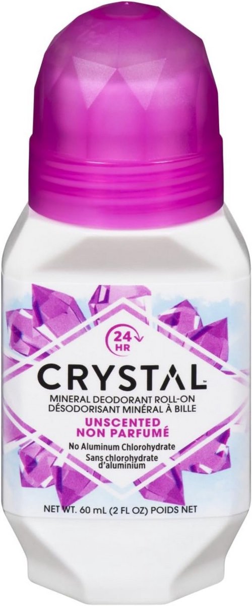 Crystal - Mineral-Enriched Deodorant Roll-On - Unscented - 66 ml