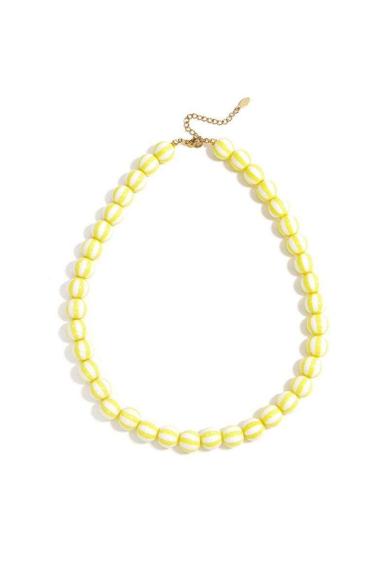 Ibiza ketting Geel
