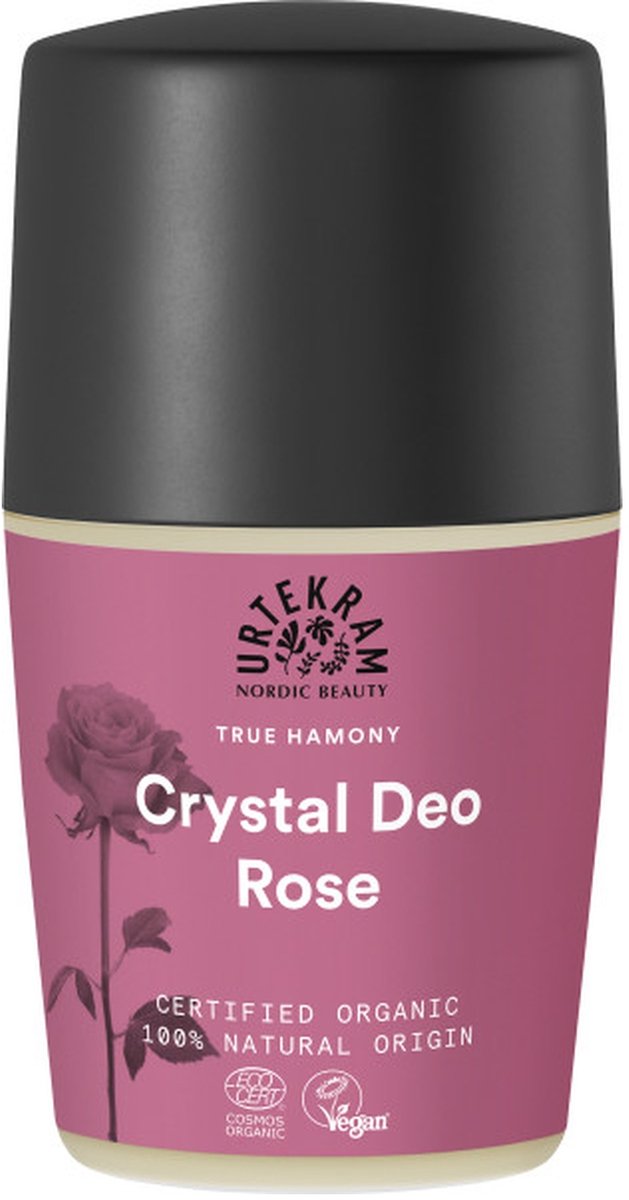 Urtekram Roll On Deo Crystal Deodorant - Rozen