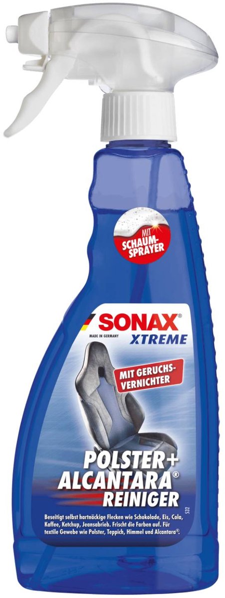 SONAX XTREME Bekleding & Alcantara Reiniger Schuim Spray 500ml