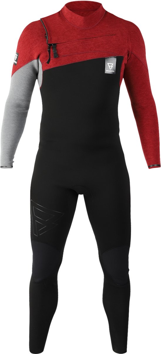 Brunotti - Gravity Wetsuit Heren - Fullsuit 3/2mm - Zwart - XS