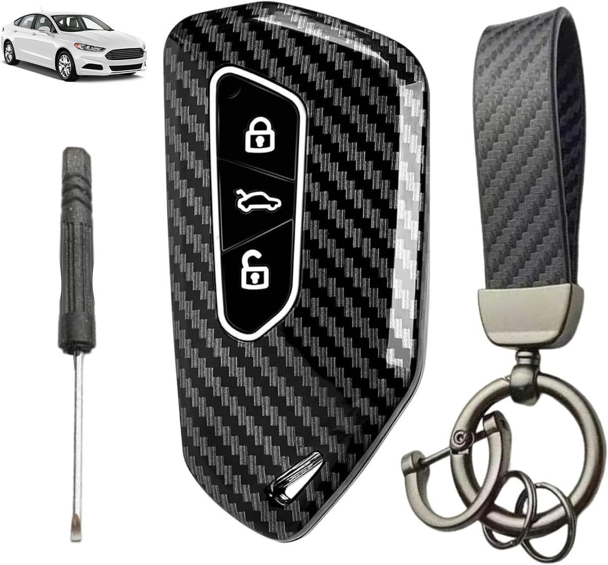 Sleutelhoes set voor Volkswagen Golf 8 - Bescherming, Stijl en Duurzaamheid voor Sleutels