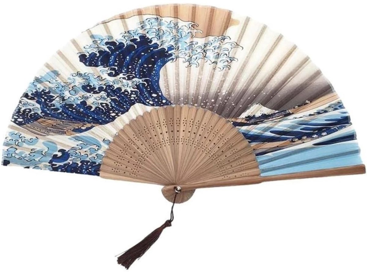 Handwaaier - Spaanse Handwaaier - Verkoeling Waaiers voor Zomerse Themperatuur - Waaier Festival - Chinese Waaier - Festival Waaier - Verkoelend - Handventilator - Tegen Opvliegers - 1 Stuk - van Imperatoris