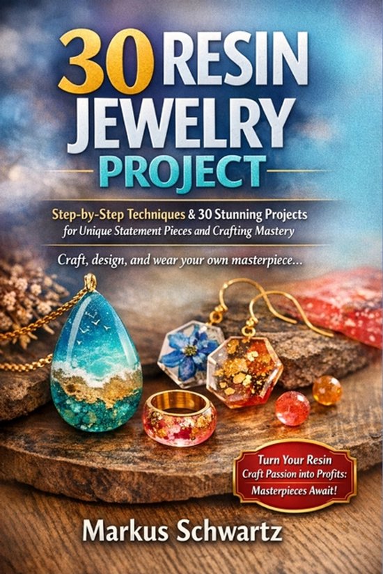 30 Resin Jewelry Project - cover