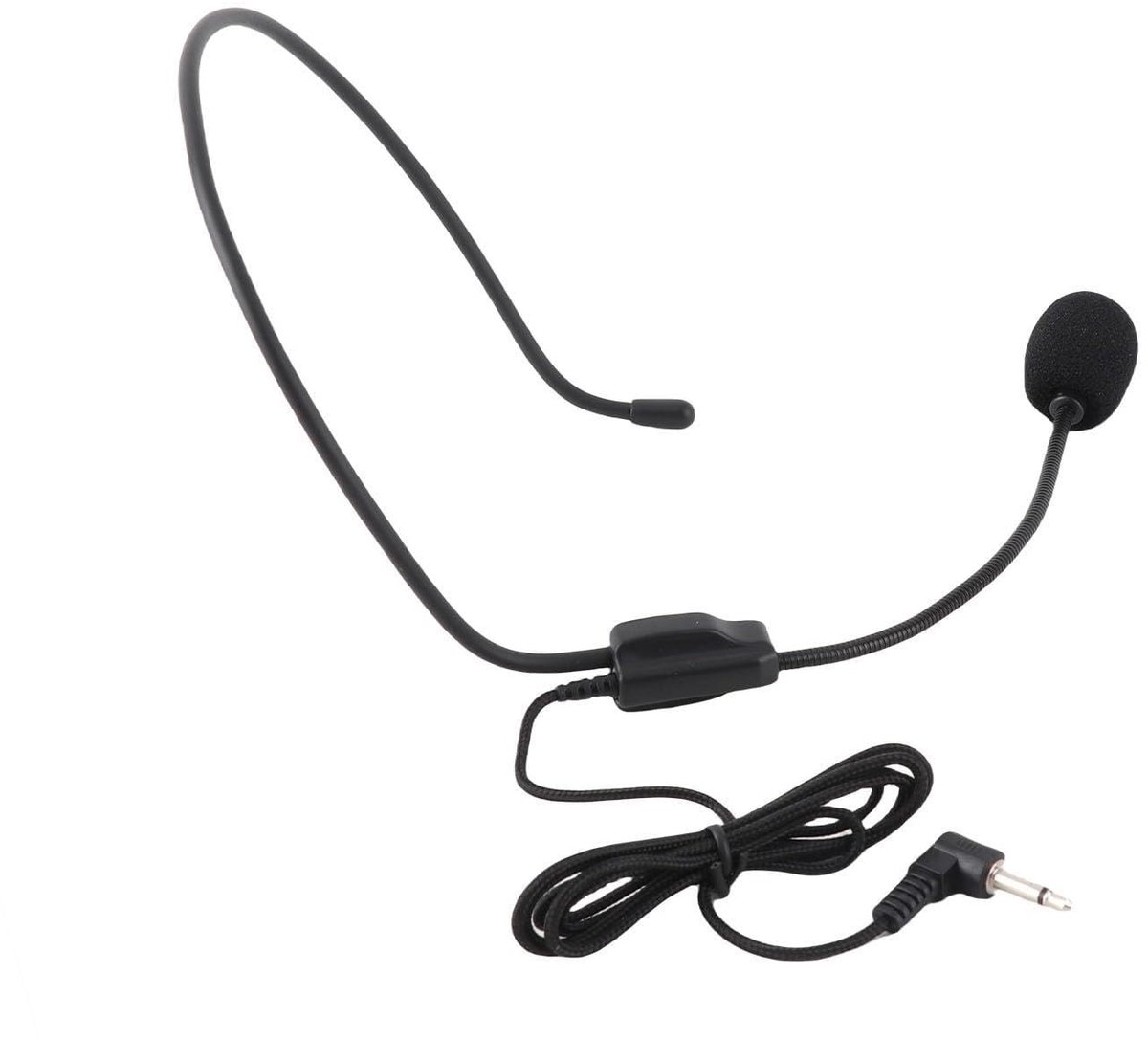 Allecto - Mini Microfoon met 3.5mm Jack - Ergonomische Hoofdtelefoon Microfoon - Voor Smartphones en Computers - Compact en Lichtgewicht - Perfect ...