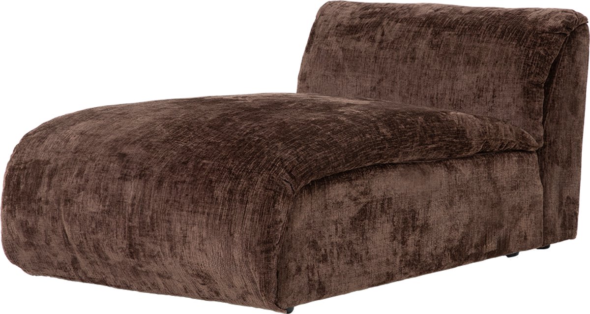 Tower Living - Redford chaise lounge zonder arm - bruin