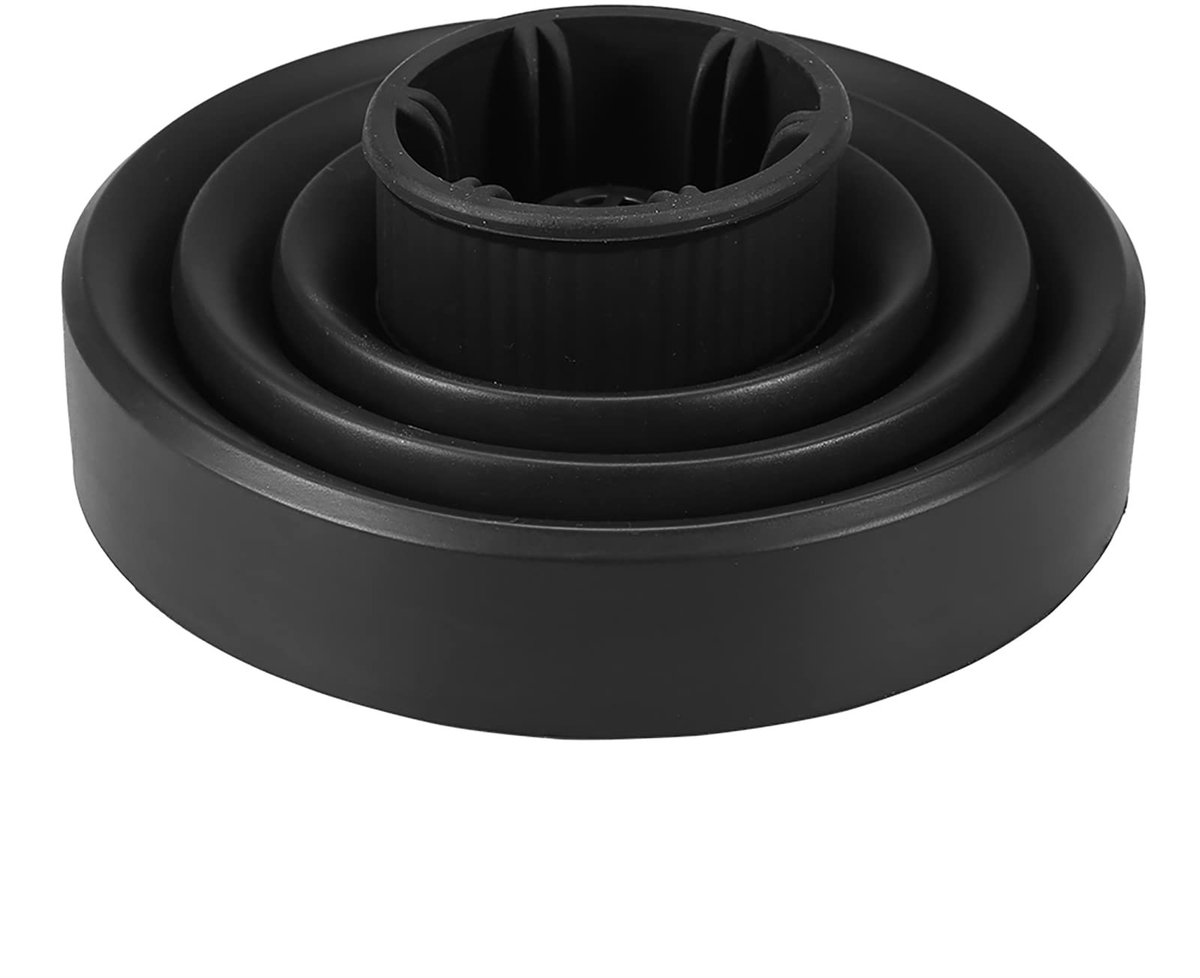 Vouwbare Haardroger Diffuser voor Krullend en Golvend Haar - Professioneel Styling Tool (Zwart)