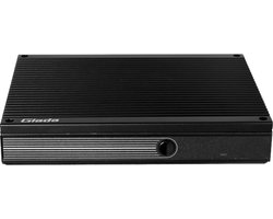 Giada MiniPC barebone F109D fanless, Intel Celeron N97, UHD Graphics, 1 x SO-DIMM DDR5-4800, 1x M.2 2280 PCIe3x4, 2x GBit LAN RTL8111H, 4 x USB2, 2x USB3.2 Gen2, 2xHDMI 4K, 1x DP 4K, 2 x RS232, 1 x M.2 2230 for Wifi/BT, 1 x M.2 3042 for 4G, SIM Slot
