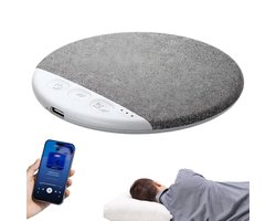 Pillow Speaker, 2026 Nieuwe Bluetooth Kussenluidspreker, Mini Botgeleiding Slaaphulp Met Stereo Bas En Witte Ruis, Ultra-Dunne Stereo Bas, Voor Volwassen Gespecialiseerde Slaapoordopjes, Grijs