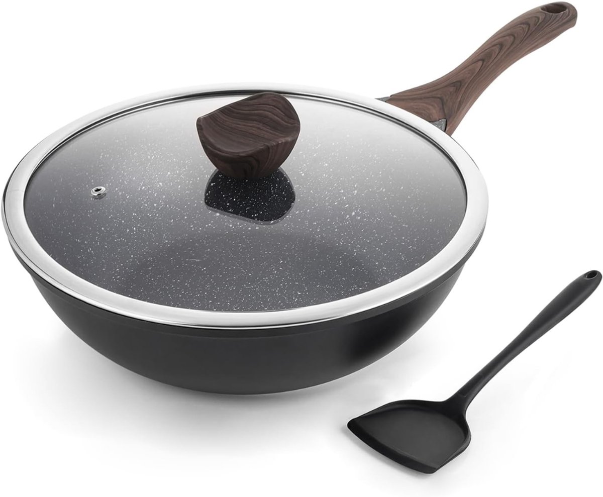 CLGP® Inductie Wokpan Met Deksel - Wokpan