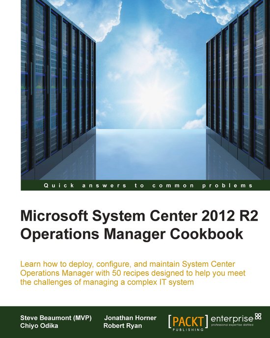 Microsoft System Center 2012 R2 Operations Manager Cookbook - cover