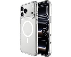Buddi Core - Hoesje Geschikt voor Apple iPhone 17 Pro Max - Compatibel met MagSafe - Back Cover met Magneet - Doorzichtige Telefoonhoes - Beschermhoes - Matte Transparant
