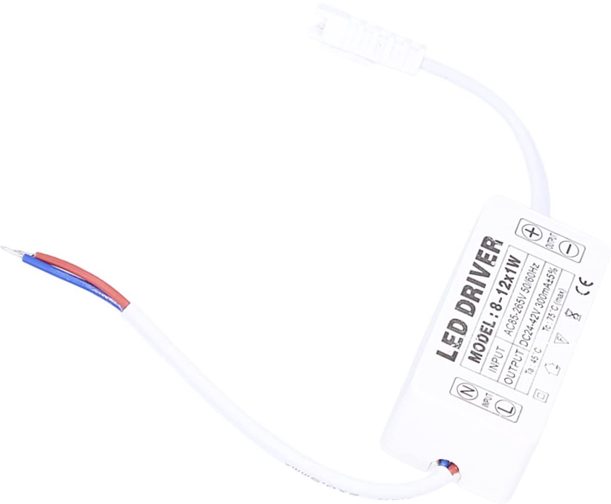 Allecto - LED-transformator - LED-driver - Betrouwbare lampvoeding - Compact formaat - Constant stroom - Geschikt voor diverse LED-lampen - 300mA