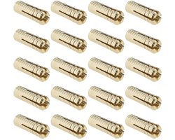 Dailygoody – M6 Drop in Ankers – Messing Muur Anker – Duurzaam en Corrosiebestendig – 20 Stuks – Bevestiging Hardware – Voor Beton en Bakstenen – Gesc Dailygoody – M6 Drop in Ankers – Messing Muur Anker – Duurzaam en Corrosiebestendig – 20 Stuks – Bevestiging Hardware – Voor Beton en Bakstenen – Gesc