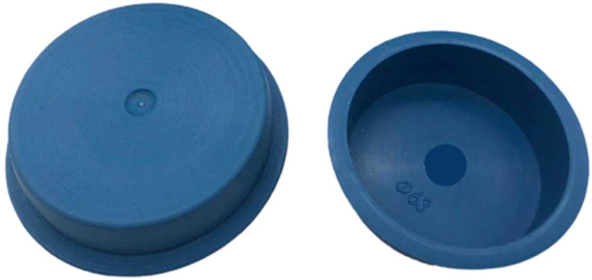 Dailygoody - Rubber Blanking Stekkers - Grommet Stekker - Blauw