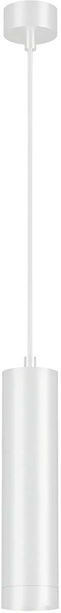 LED Hanglamp - Kingtron Axis - Rond Cilinder - Wit - GU10 Fitting