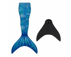 Monofun Zeemeerminstaart turquuas maat 12 met monovin schoenmaat 30-41