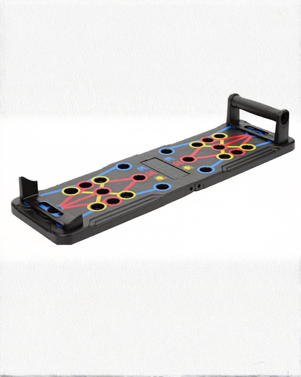 DnA® Push up Bord - Parallettes - Push up Board - Veelkleurig - 32cm x 19cm x 4cm