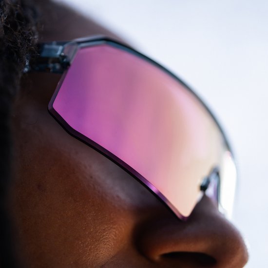 SINNER Calya - Sportbril/ Zonnebril - Lichtblauw/ roze - Unisex - One size - BIO based frame — afbeelding 5