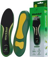 Bracefox® Semelles de travail 'WorkSoll' | Semelles pour chaussures de sécurité | Pour station debout et marche prolongées | Technologie Triple Zone | Modèle 2026 | Homme & Femme | Pointure 41-42